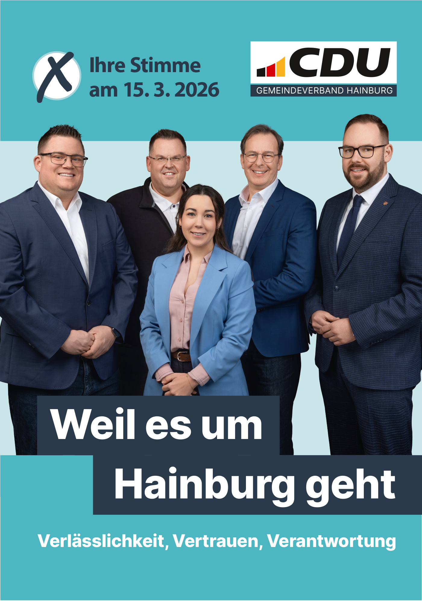 Alexander Bub, Dirk B�hn, Pia Schwab, Alexander B�hn, Lukas Buhl (v.l.n.r.)